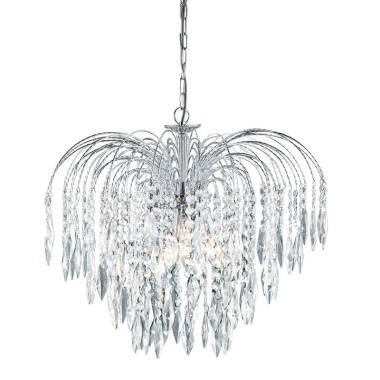 Searchlight Waterfall 5 Light Chandelier
