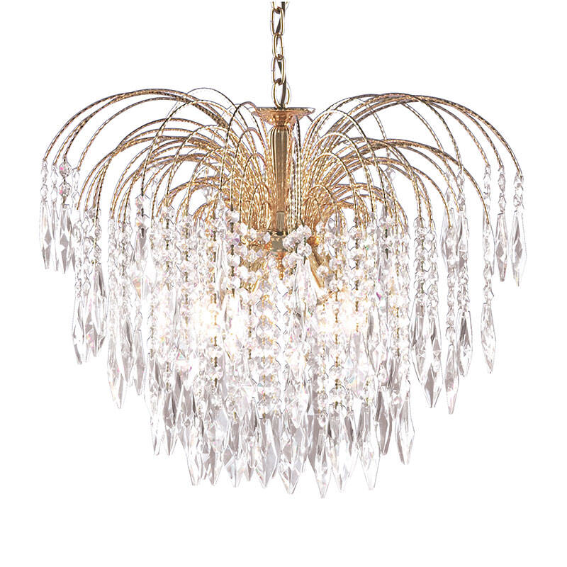 Image of Searchlight Waterfall 5 Light Chandelier