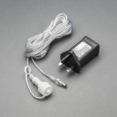 Konstsmide Connectable String Lights 5M Start Cable with Plug