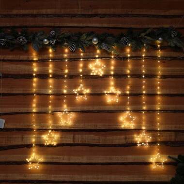 Edit 1.2M Star LED Curtain String Lights