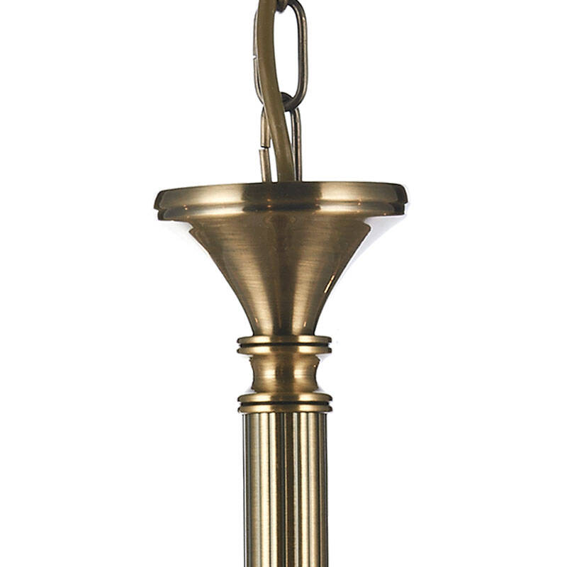Image of Dar Ambassador 8 Light Chandelier