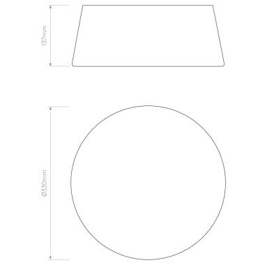 Image of Astro Fife 330 Flush Ceiling Light