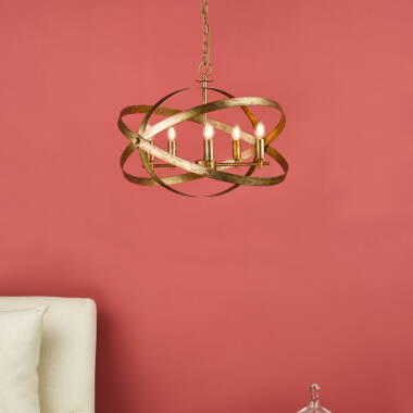 Image of Dar Nitya 5 Light Pendant Light