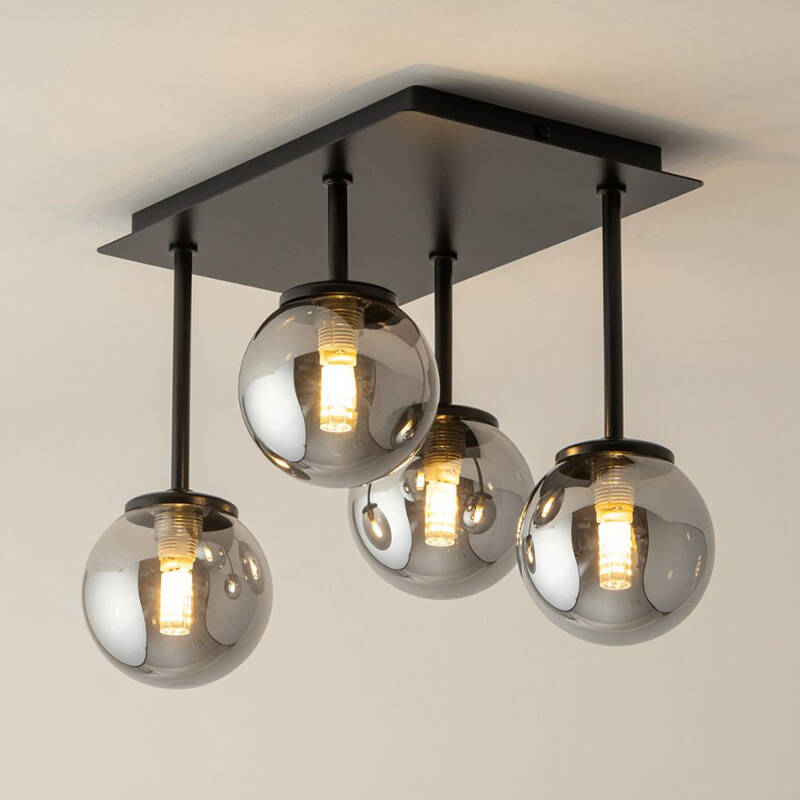 Image of Edit Tulia 4 Light Semi-Flush Bar Ceiling Pendant