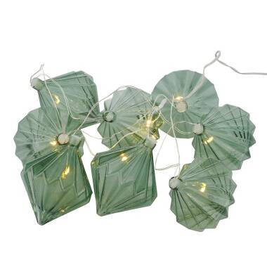 Sirius Nellie Glass Battery Operated LED String Lights - 8 Lights