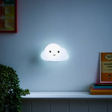 Glow Cloud LED USB Rechargeable Colour Changing Night Light with Remote Control