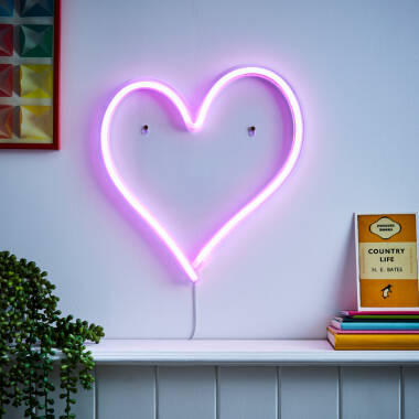 Glow Heart LED Neon Wall Light