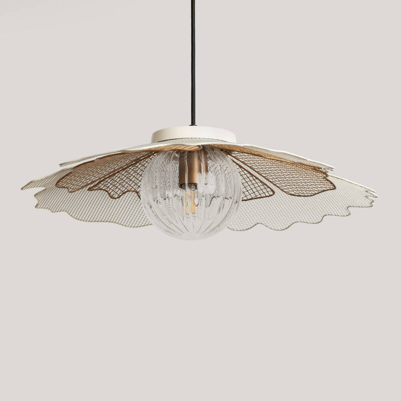 Image of Iluzzia Pianella Glass Ceiling Pendant Light