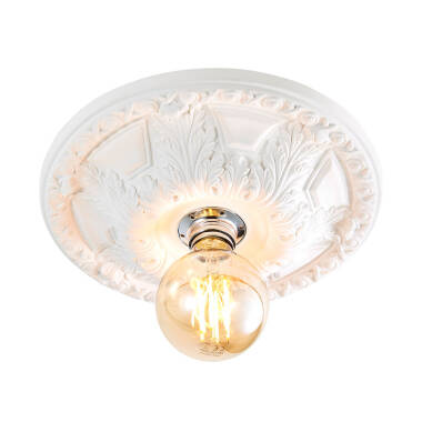 Forum Motril Plaster Ceiling Rose Light