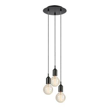 Bronx Round 3 Light Cluster Ceiling Pendant