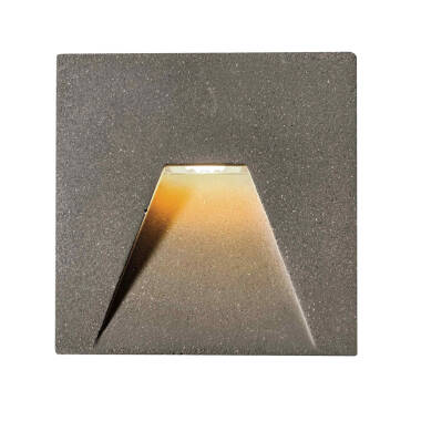 Edit Square LED Recessed Outdoor Wall Light