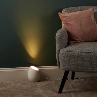 Edit Ascend Plaster Uplighter Floor Lamp