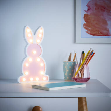 Glow Bunny Battery Operated LED Table Light