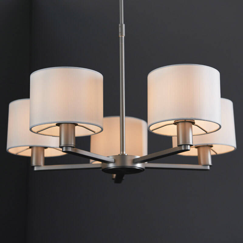 Image of Endon Daley 5 Arm Ceiling Pendant Light