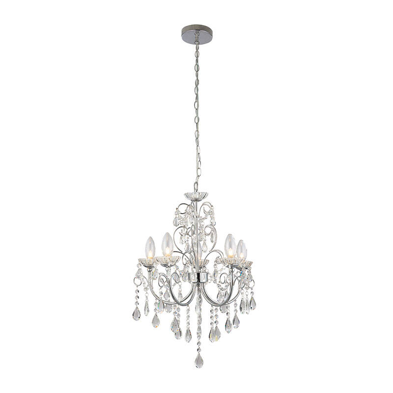 Image of Endon Tabitha 5 Light Chandelier