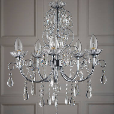 Image of Endon Tabitha 5 Light Chandelier