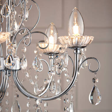 Image of Endon Tabitha 5 Light Chandelier