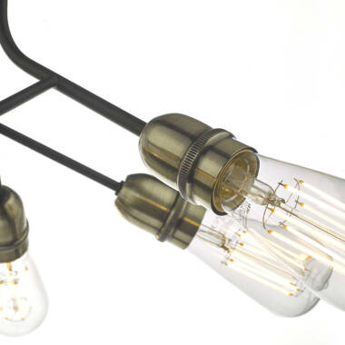 Image of Dar Remy 6 Arm Semi-Flush Ceiling Light