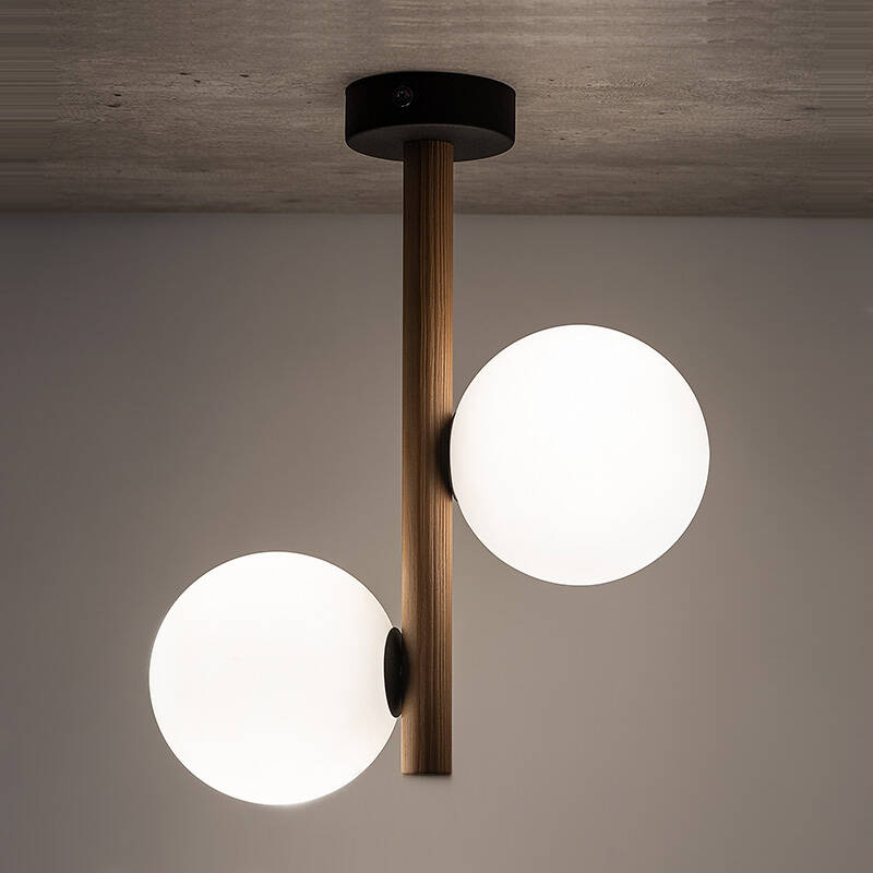 Image of Edit Estera 2 Light Semi-Flush Ceiling Light