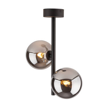 Image of Edit Estera 2 Light Semi-Flush Ceiling Light