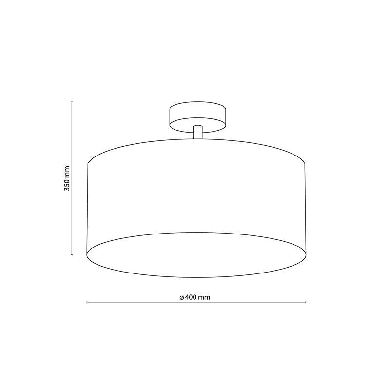 Image of Edit Rondo LED Semi-Flush Ceiling Light