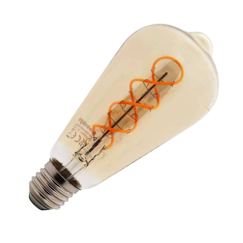 Envirolight 4W Very Very Warm White Dimmable 320lm LED Spiral ...