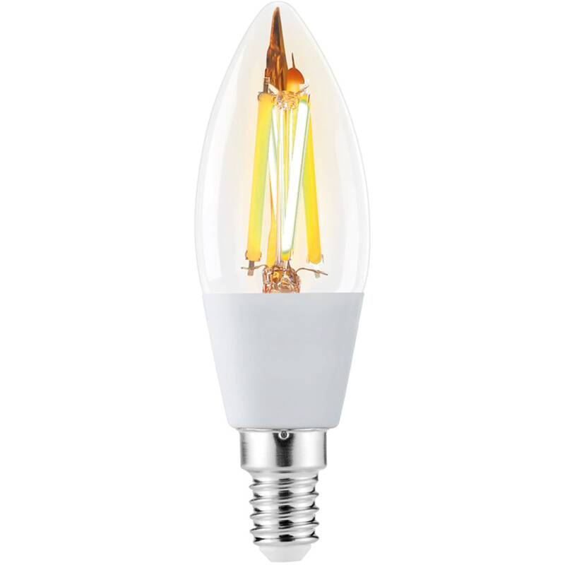 Image of Sylvania 4.9W Tunable White LED Dimmable Smart Candle Bulb Small Screw Cap