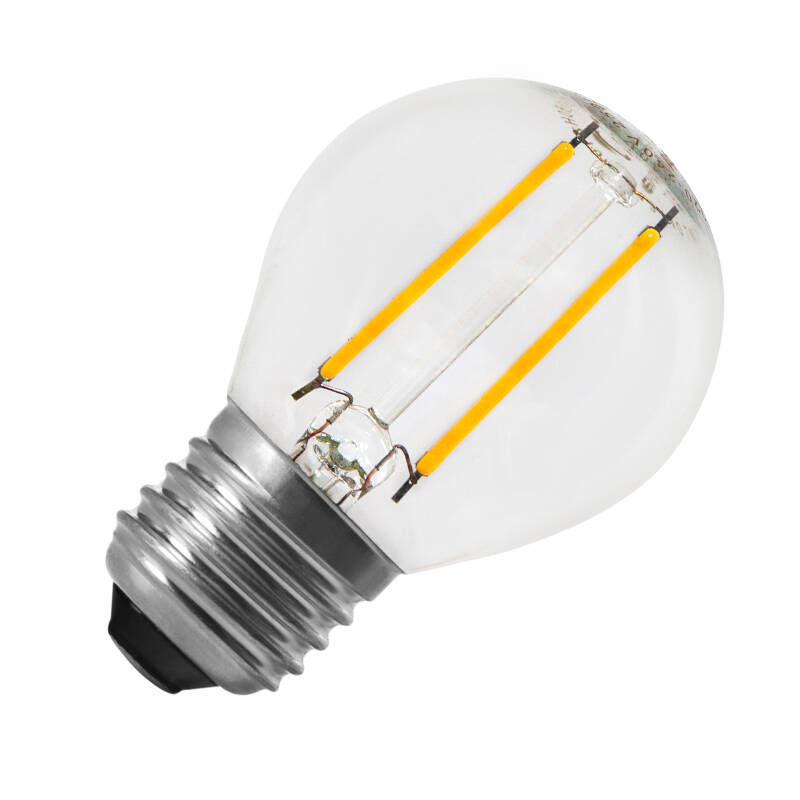 Image of Envirolight 2W 250lm LED Decorative Filament Golfball Bulb - Screw Cap