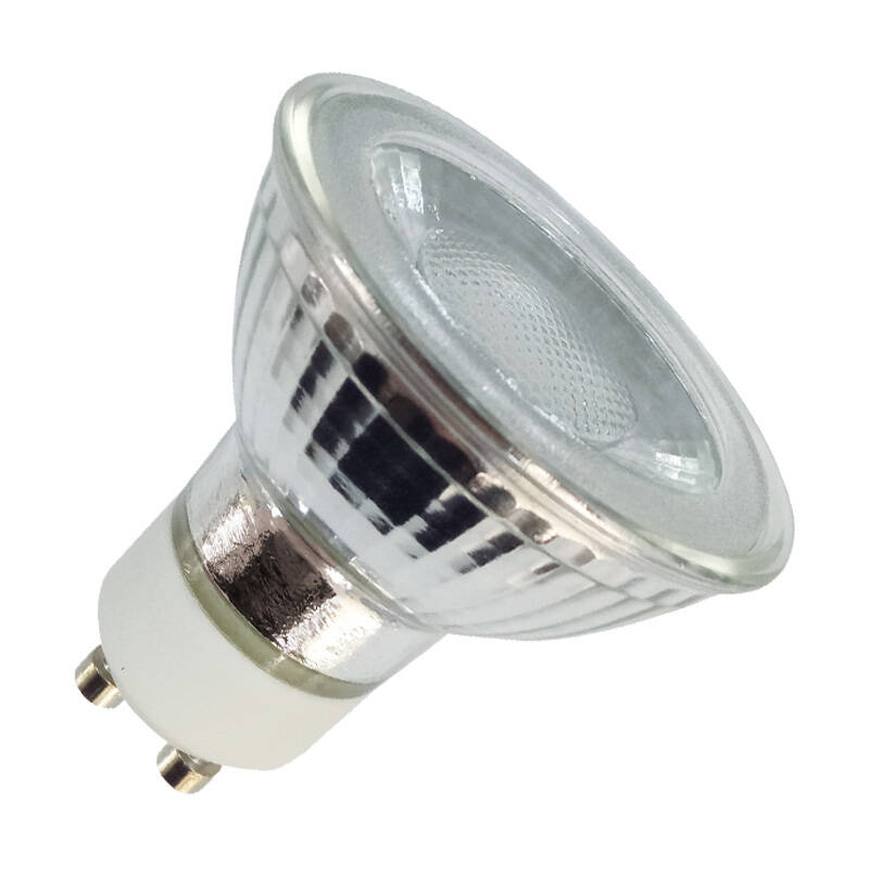 Image of Envirolight 5W Dimmable 340lm LED Glass GU10 Bulb Flood Beam