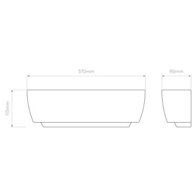Image of Astro Kyo Ceramic Wall Light