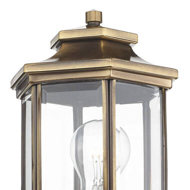 Image of Dar Ladbroke Outdoor Lantern Wall Light