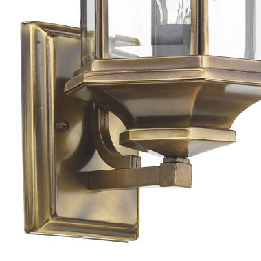 Image of Dar Ladbroke Outdoor Lantern Wall Light