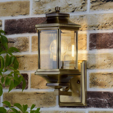 Image of Dar Ladbroke Outdoor Lantern Wall Light