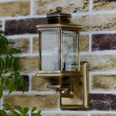 Image of Dar Ladbroke Outdoor Lantern Wall Light