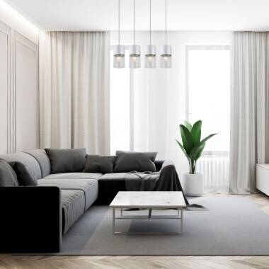 Image of Edit Zelkova 4 Light Bar Ceiling Pendant