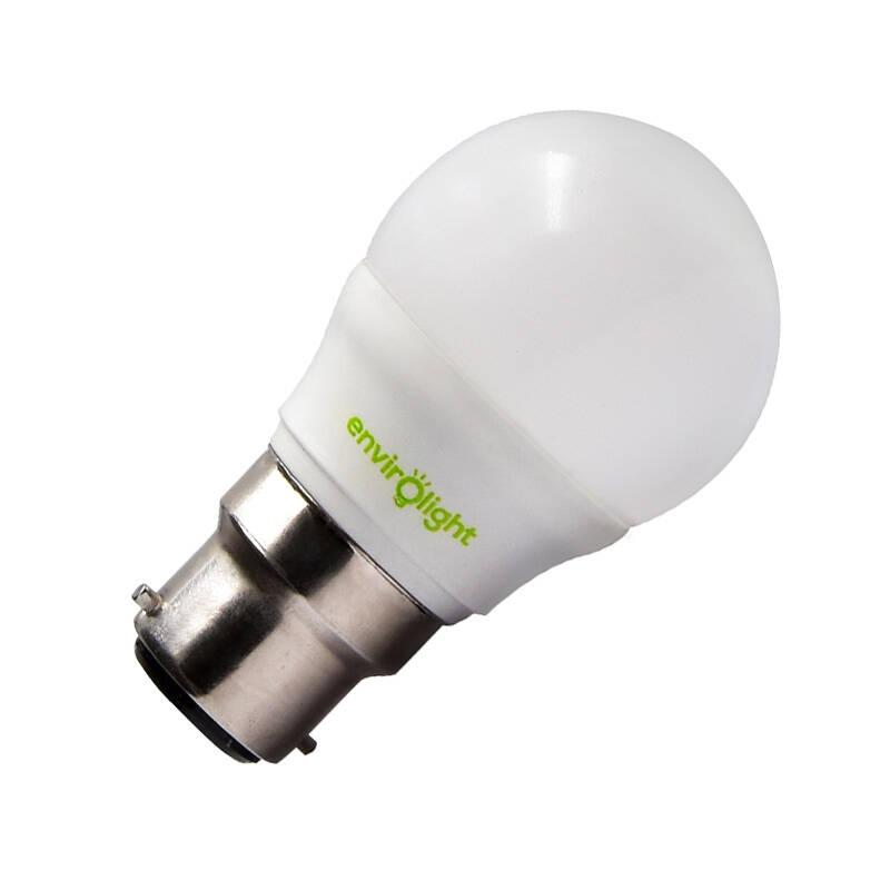 Image of Envirolight 5W LED Golfball Bulb Bayonet Cap