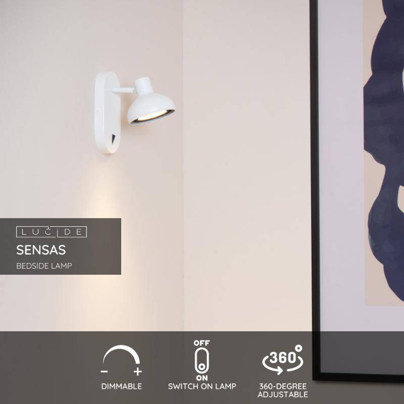 Image of Lucide Sensas Wall Spotlight