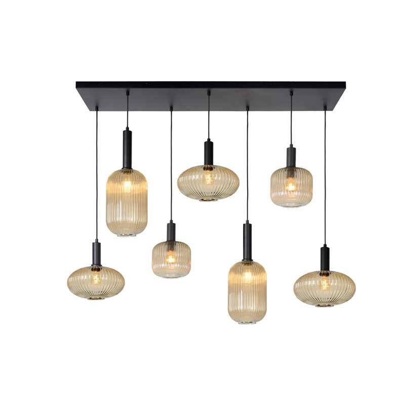 Image of Lucide Maloto 7 Light Bar Ceiling Pendant