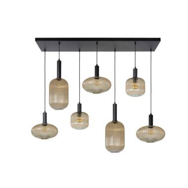 Image of Lucide Maloto 7 Light Bar Ceiling Pendant