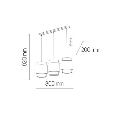 Image of Edit Java 3 Light Bar Ceiling Pendant Light
