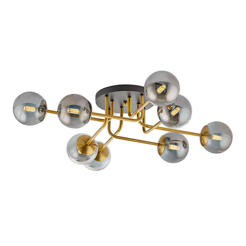 Image of Edit Fiore 8 Arm Semi-Flush Ceiling Light