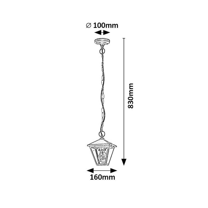 Image of Edit Paravento Outdoor Pendant Porch Lantern