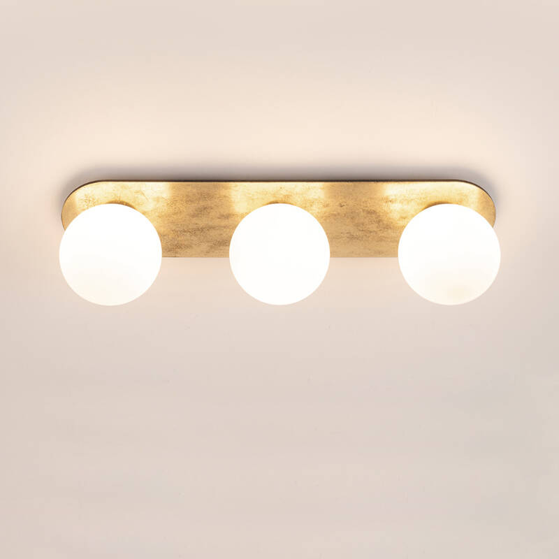 Image of Edit Flora 3 Light Flush Ceiling Light