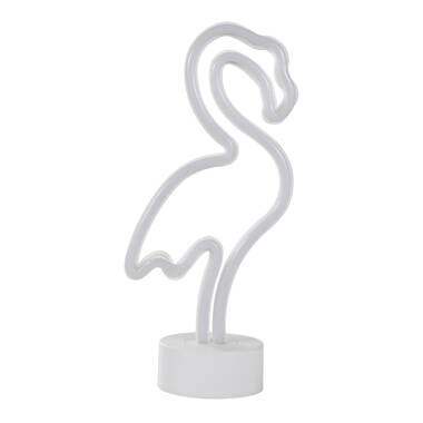 Image of Glow Flamingo Battery Operated LED LED Neon Table Light