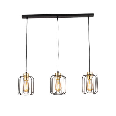 Image of Edit Galaxy 3 Light Bar Ceiling Pendant