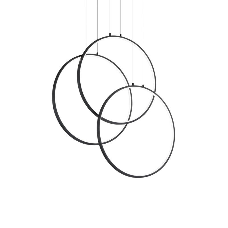 Image of Frame LED Round Bar Ceiling Pendant