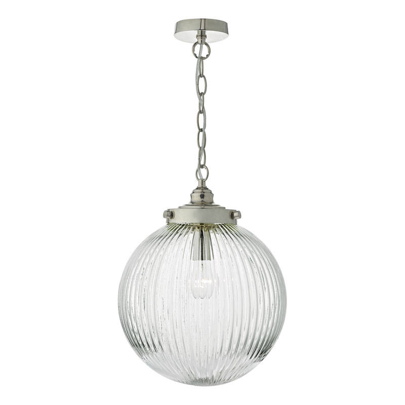 Image of Dar Tamara Glass Ceiling Pendant Light