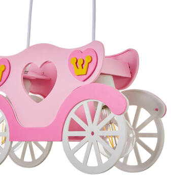 Image of Glow Princess Carriage Ceiling Pendant Light