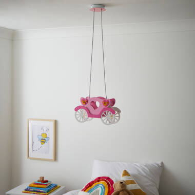 Image of Glow Princess Carriage Ceiling Pendant Light