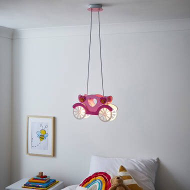Image of Glow Princess Carriage Ceiling Pendant Light